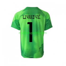 Maillot de Foot Croatie Livakovic Gardien Exterieur Coupe du monde 2022